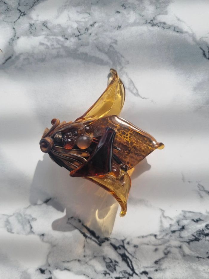 Broche vintage en verre - photo numéro 3