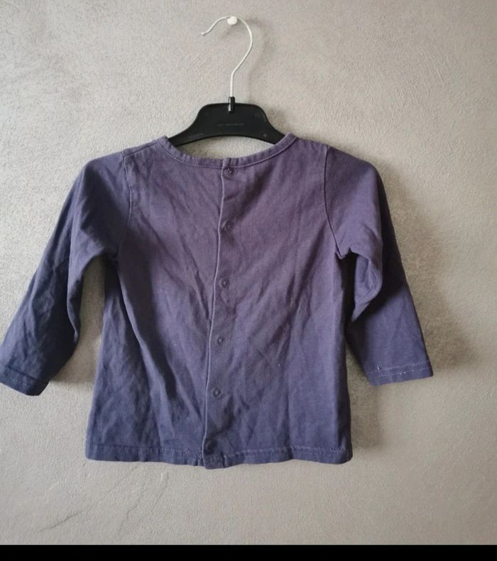 Tee shirt garçon ML garçon, 12 mois. - photo numéro 2