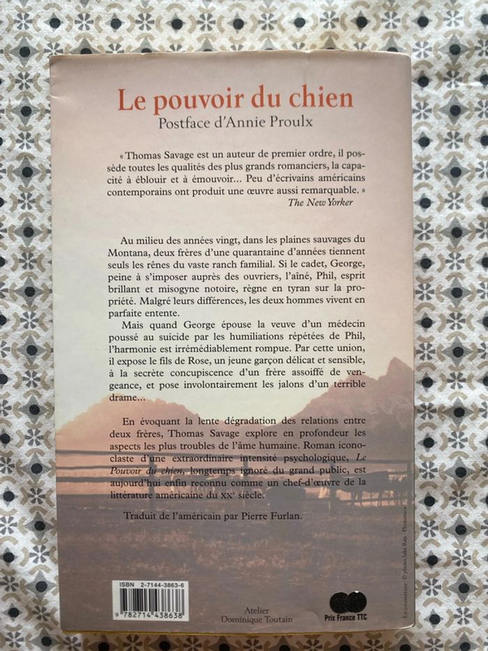 Le pouvoir du chien de Thomas Savage - photo numéro 4