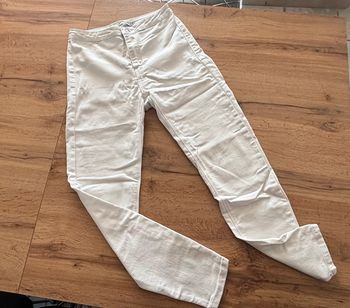 Jegging blanc femme taille 38 Bershka