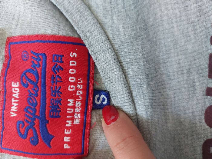 Tee Shirt Superdry gris taille S - photo numéro 4