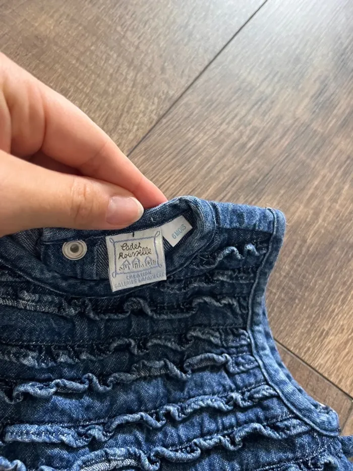 Robe en jean 6 mois - photo numéro 2