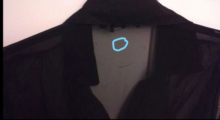 Chemisier voile noir transparent T40 neuf - photo numéro 9