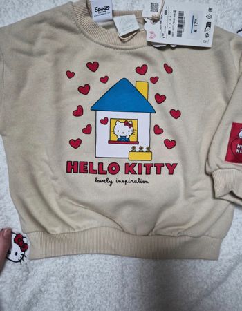 Pull sweat zara bebe fille Hello kitty