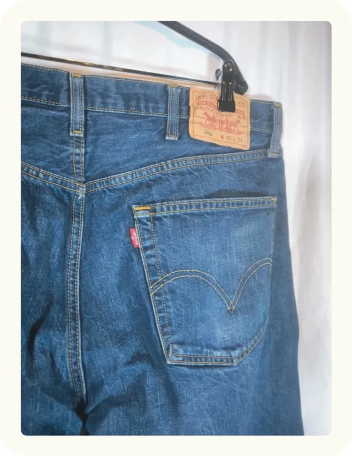 Jeans coupe droite Levi's 501 homme Taille XL 42 - photo numéro 5