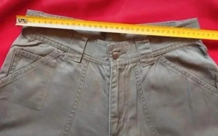 Pantalon kaki jambe large type cargo buggy - photo numéro 7