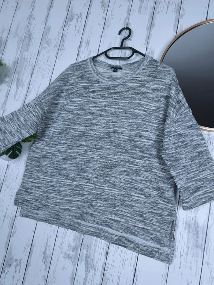 Pull gris chiné Kiabi Femme XL - photo numéro 3