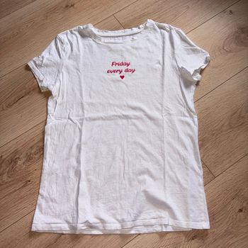 Tee shirt blanc kiabi