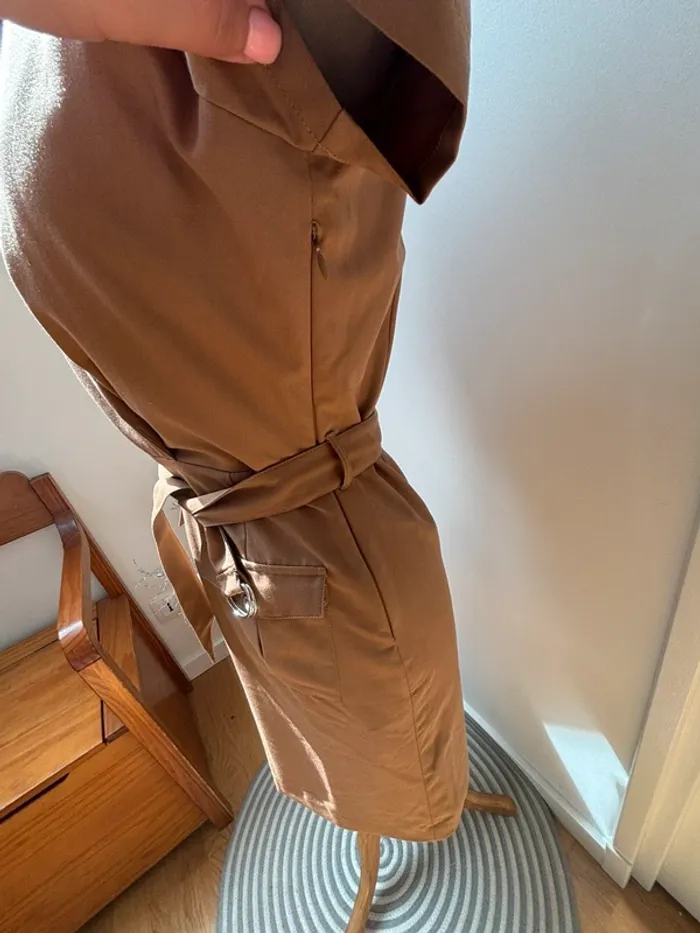 🤎 Robe camel style saharienne – Morgan – T36 Neuve avec étiquette - photo numéro 5
