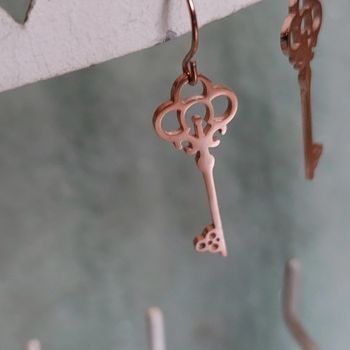 Boucles d'oreilles neuves acier inoxydable