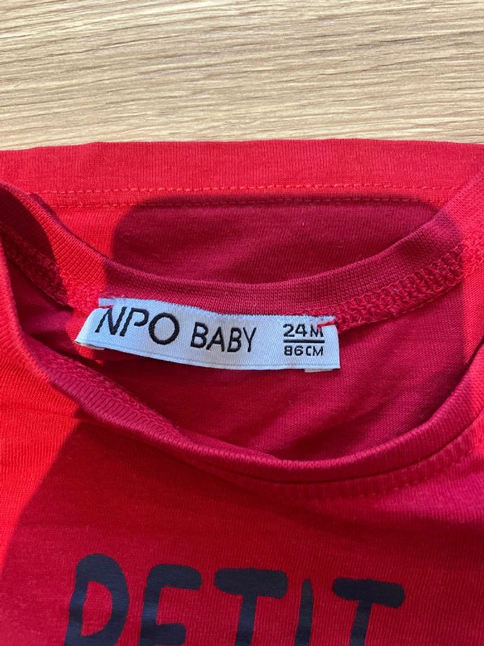 Tee-shirt npo baby - photo numéro 3
