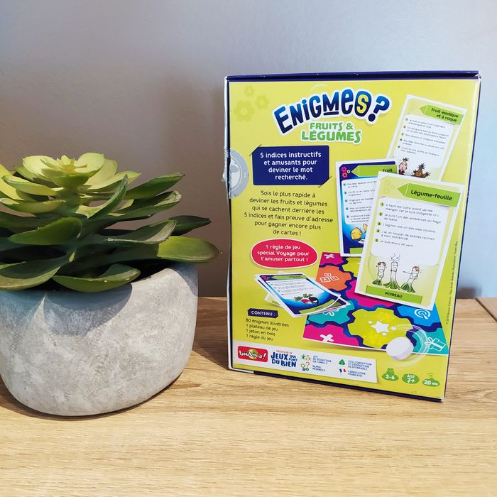 Jeu Bioviva – Énigmes ? Fruits & Légumes (dès 7 ans) - photo numéro 2