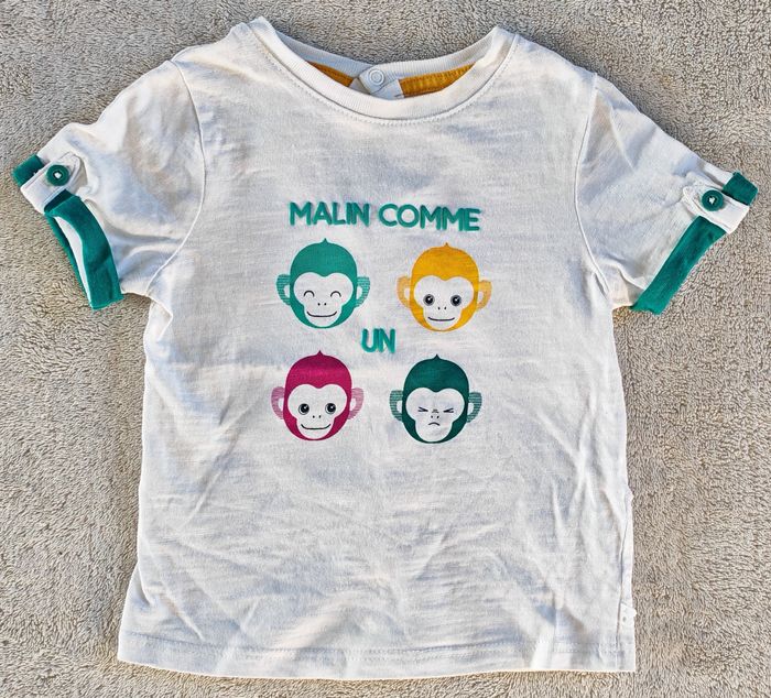 Tee-shirt vert singe