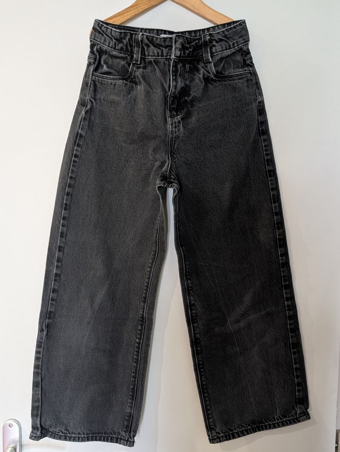 Jeans large Noir fille