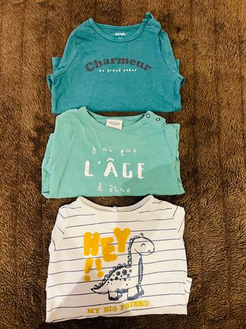 T-shirts manches longues 6 mois