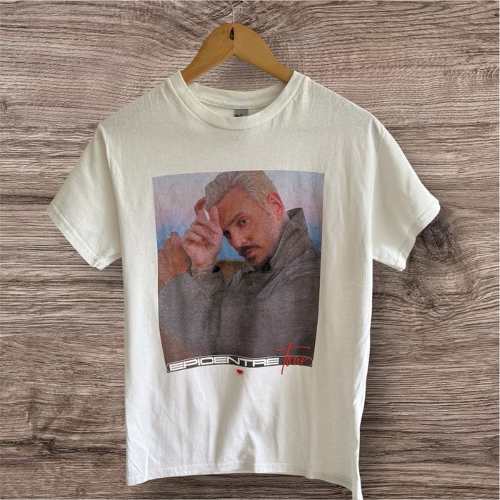 T-shirt manches courtes blanc Matt pokora m.pokora épicentre tour 2024/2025 taille 36 S