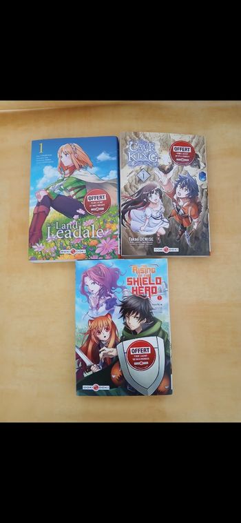 Lot 3 livres mangas dokiodok tome 1