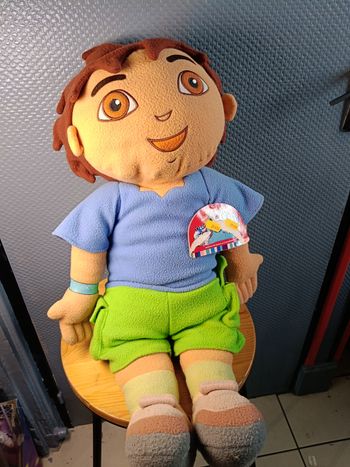 🧸 Grande peluche Diego – Go Diego Go! (Nickelodeon / Dora l’exploratrice) – 70 cm – Rare & Collection