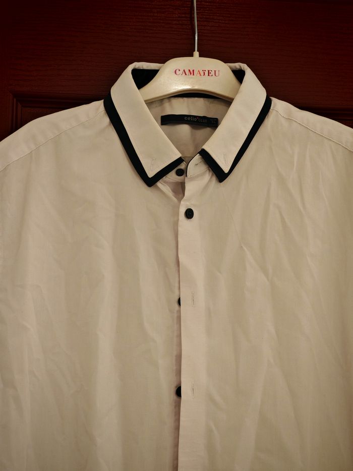 Chemise manche courte blanche