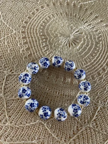 Bracelets perles céramique 12mm