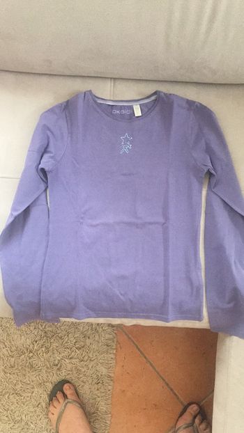 Teeshirt mauve fille T14 ans Okaïdi
