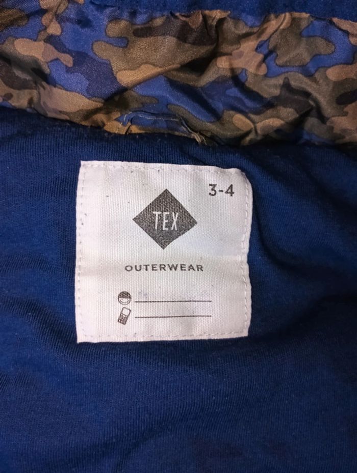 Veste manteau sans manche taille 3/4 ans marque Tex - photo numéro 3
