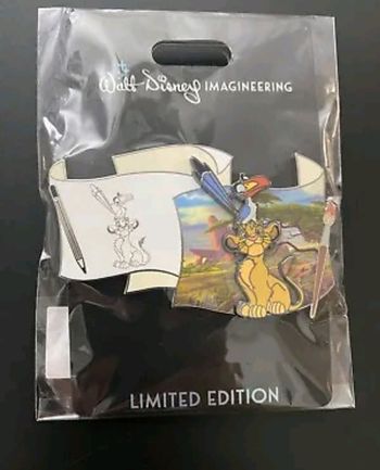 Pin disney WDI Simba, Le roi lion edition limitée 300 exemplaires