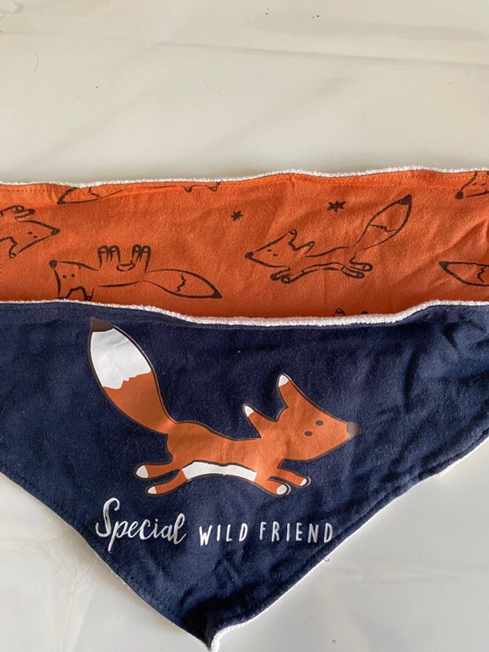 Lot 2 bavoirs bandana - photo numéro 2