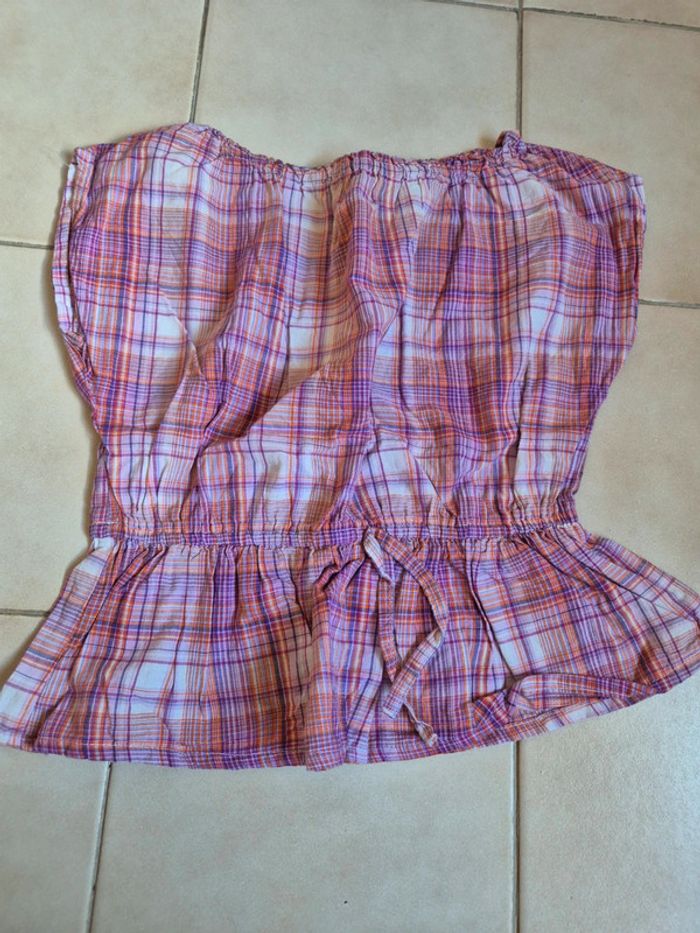 Lot 5 t-shirt manche courte fille 24 mois - photo numéro 2