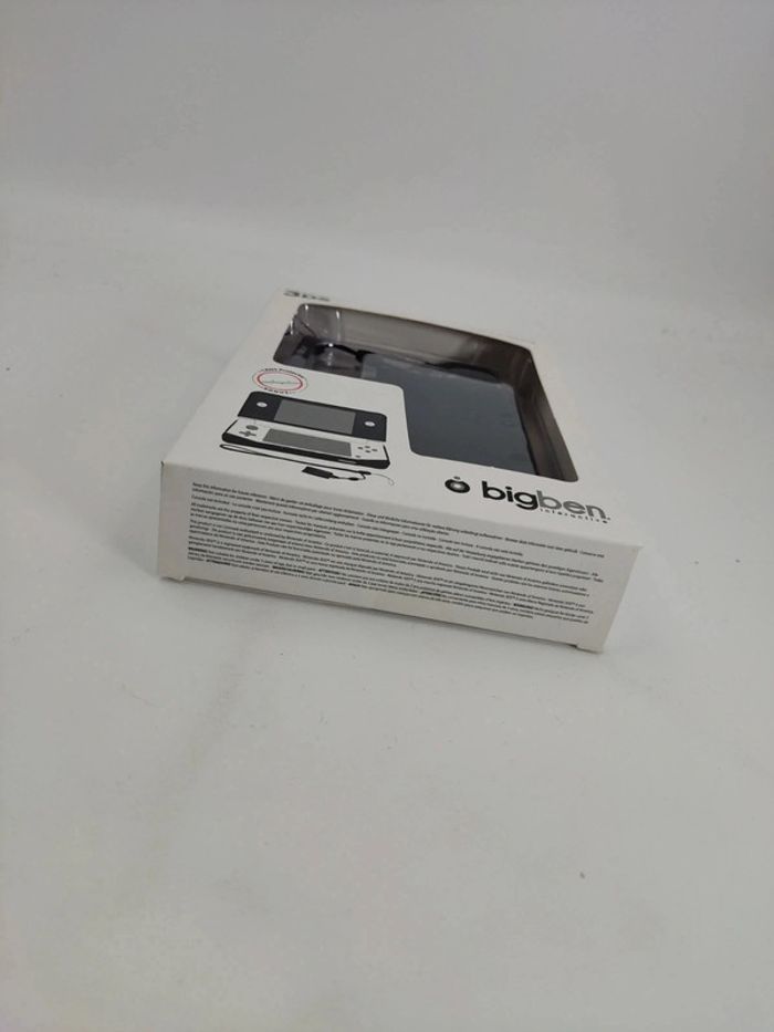pochette de protection silicone nintendo 3DS gris foncé bigben - photo numéro 3