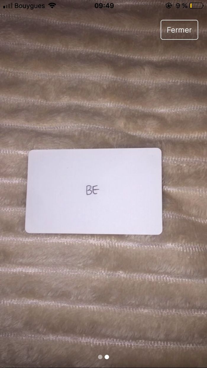 photocard bts jhope - photo numéro 2