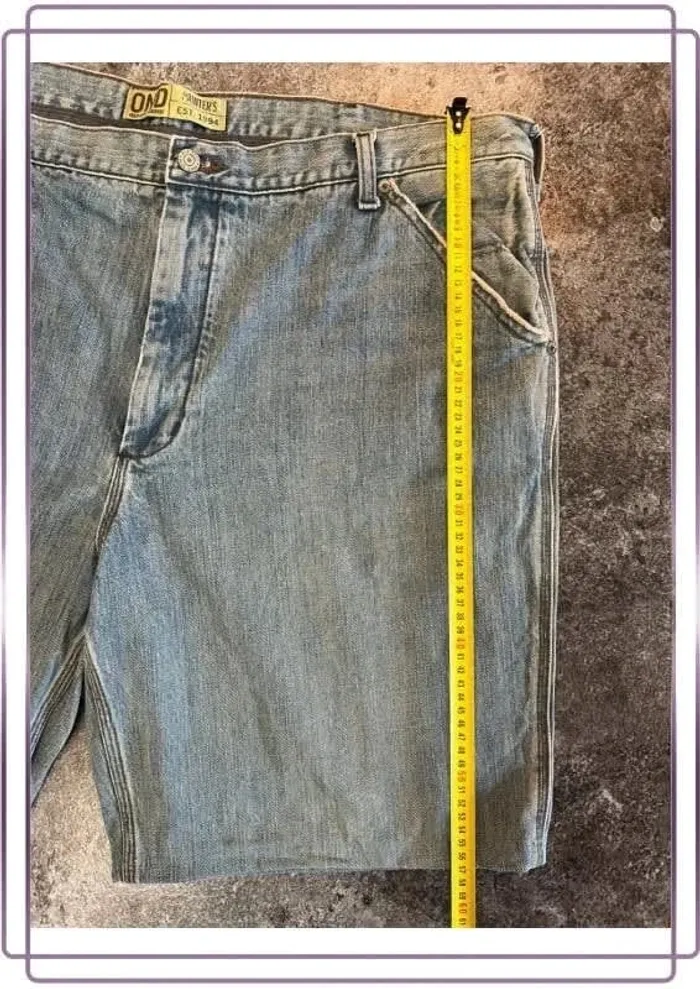 Short jean cargo homme Old Navy 42x30 Pantaloncini carpentiere uomo Zimmermannsshorts Herren - photo numéro 4