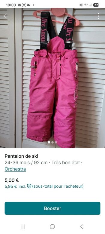 Pantalon. de ski Orchestra