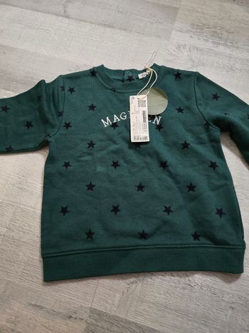 Sweat-shart pour bébé neuf avec étiquettes