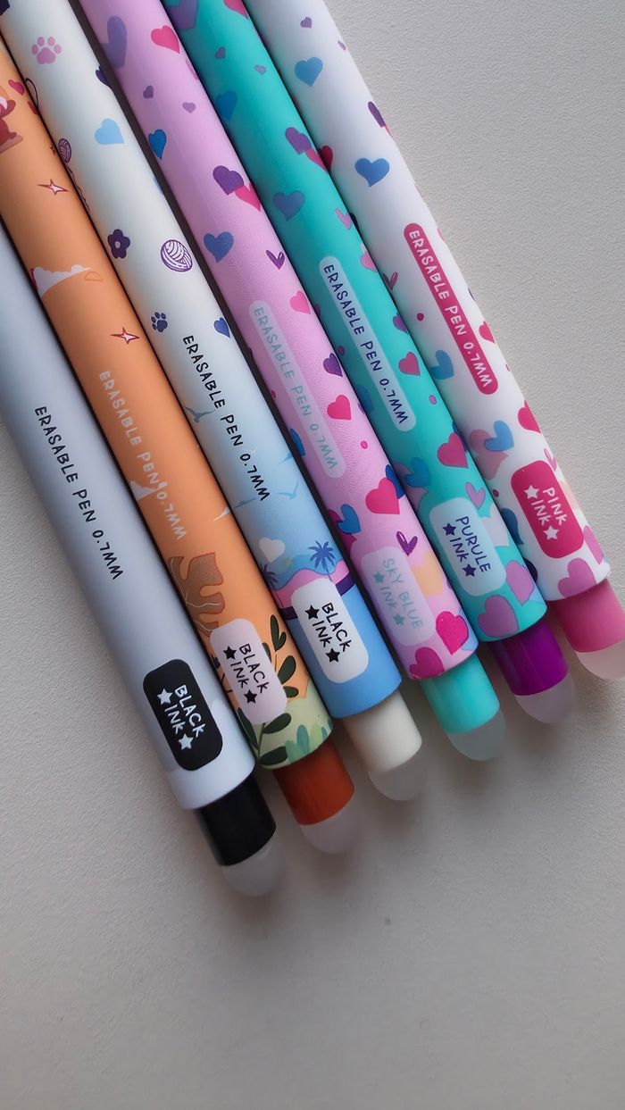 Lot de 6 stylos animaux effaçable - photo numéro 6