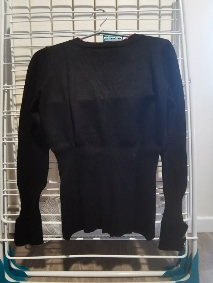 Pull fin motif bisous - photo numéro 5