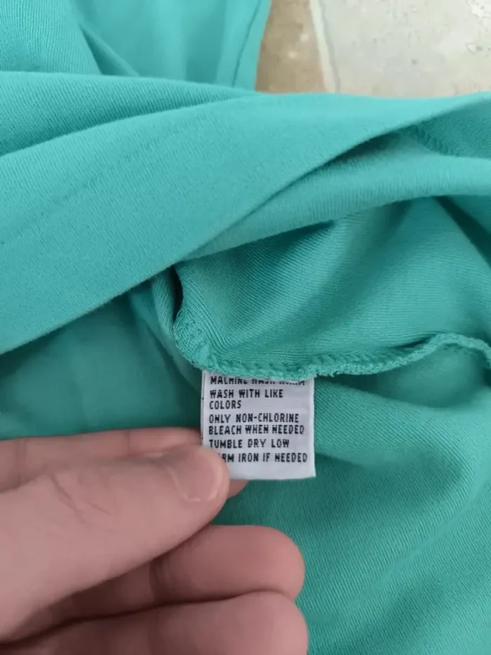 Polo Ralph Lauren homme L pima coton vert menthe logo orange excellent état petit défaut - photo numéro 11