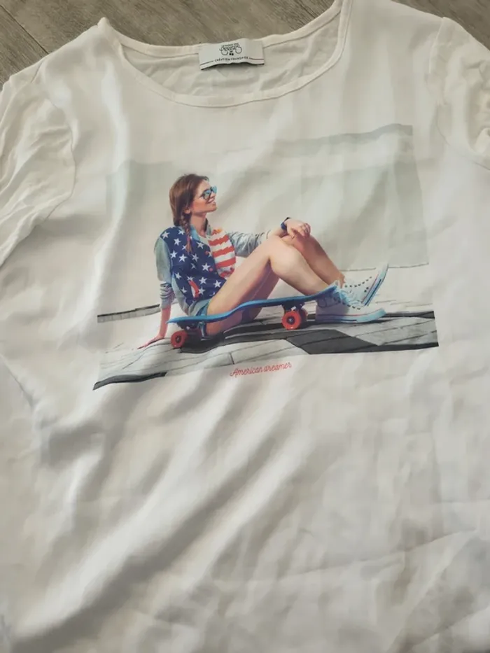 Tee-shirt le temps de cerises xxs - photo numéro 2