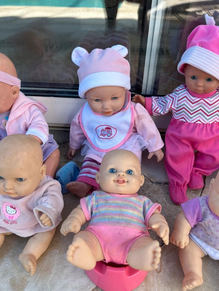 Lot de 7 poupons - photo numéro 3