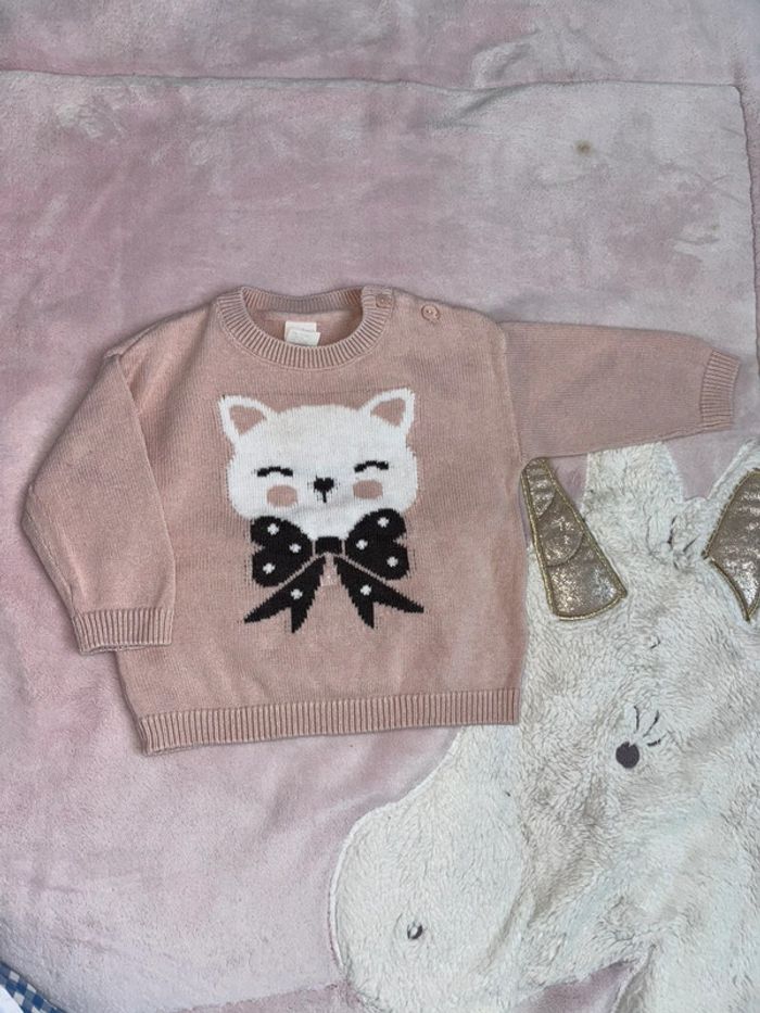 Pull chat bébé