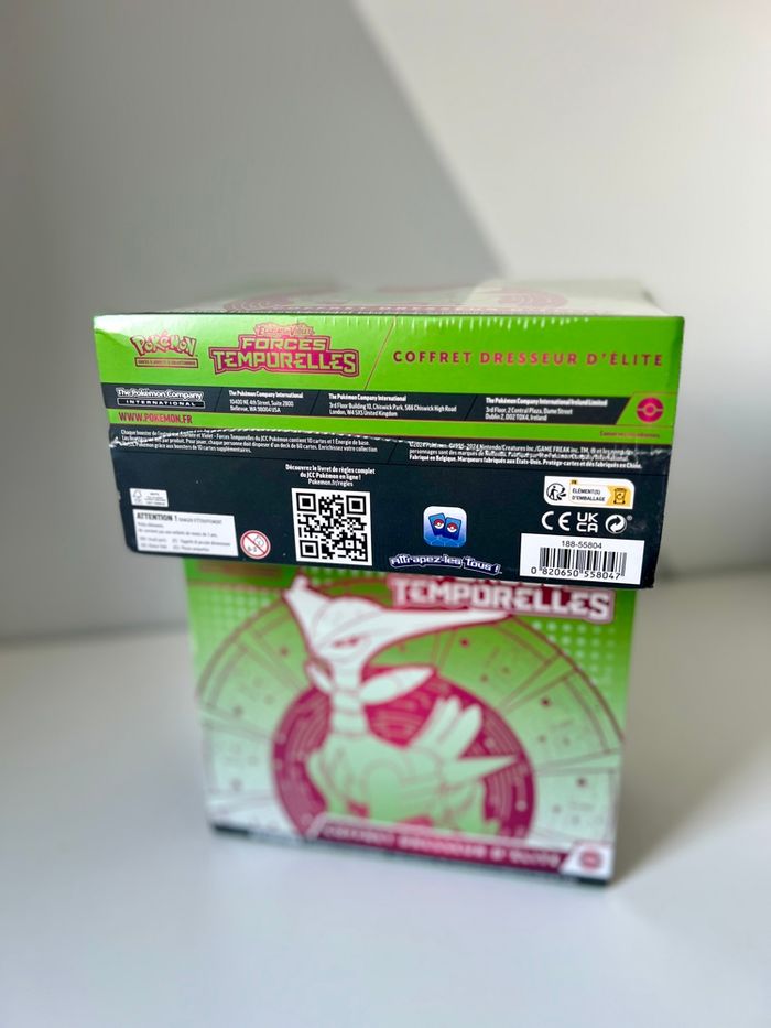 Etb forces temporelles vert de fer ev5 ev05 cartes Pokémon coffret dresseur d’élite - photo numéro 5