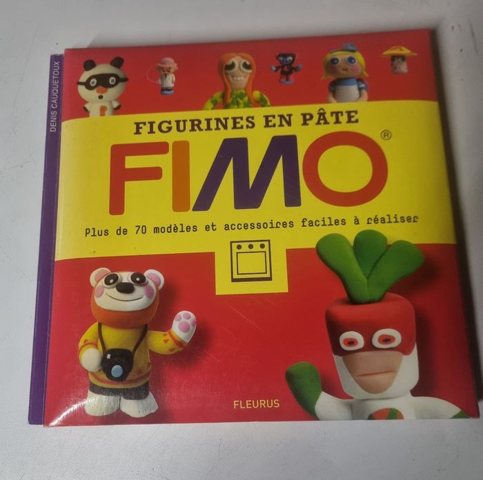 livre figurines en pâte fimo fleurus