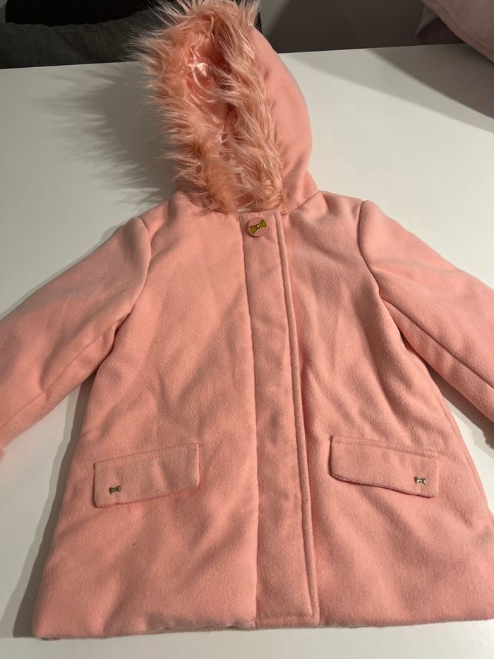 Manteau rose orchestra 3 ans