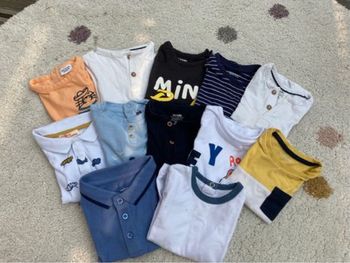 Lot de 12 tee-shirts 18 mois