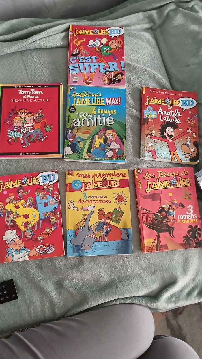 Lot de 7 livres j'aime lire
