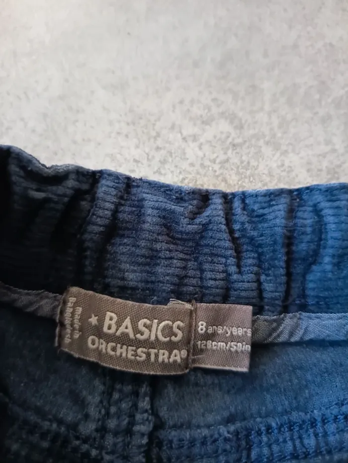 Pantalon en velours orchestra 8 ans - photo numéro 4
