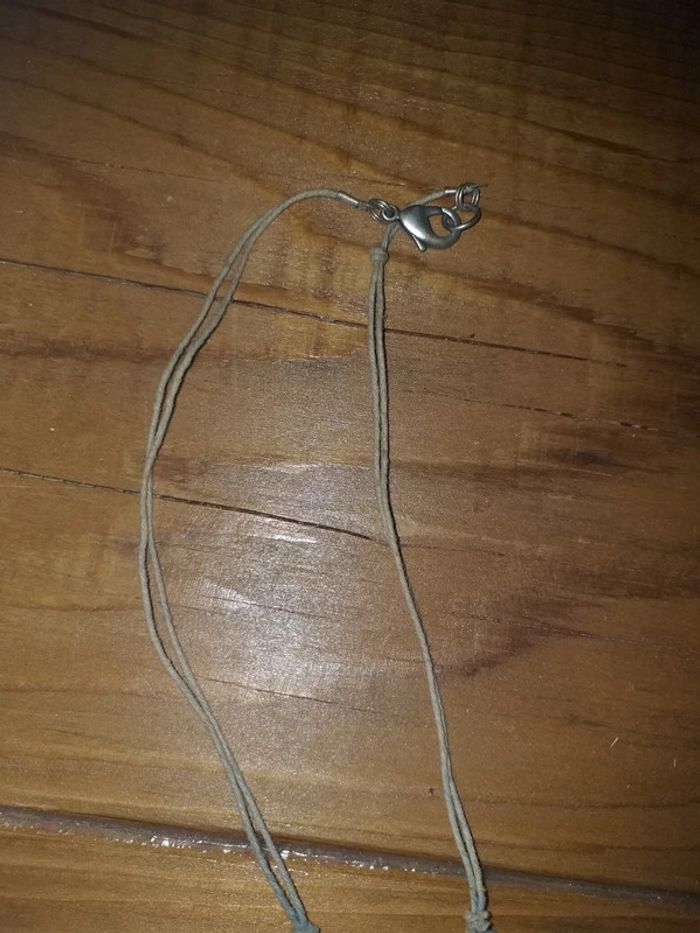 Collier orange rouge bleu - photo numéro 4