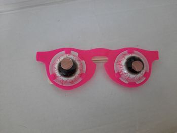 Déguisement lunettes rose