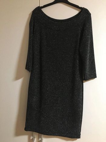 Robe noire paillette taille 38