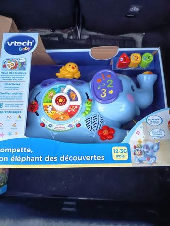 Trompette l'éléphant des découvertes 